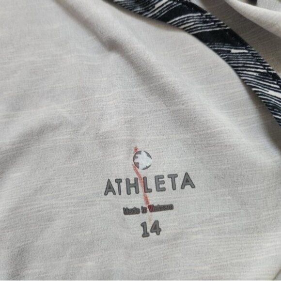 Athleta Ariel Novella Dress Maxi Outdoors Active Lightweight Cinch Waist Size 14 - Picture 8 of 12